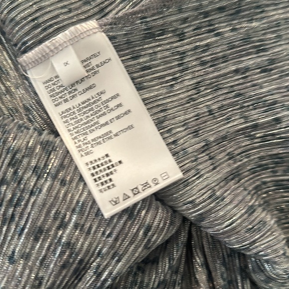 Anthropologie Sparkly Tank Top 1X NWT - Picture 6 of 7